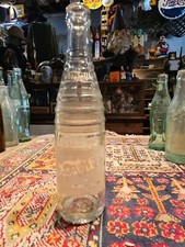 Vintage ACL Glass Soda Bottle Nesbitt's Of Los Angeles California 10 ounce 
