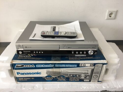 Panasonic DMR-ES35V DVD / VHS VTR incl. original packaging, FB, BDA 2J. WARRANTY - Picture 1 of 8