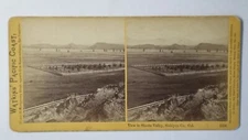 Watkins Photo Stereoview #1556 View of Shasta Valley Siskiyou Co California