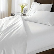 Luxury Hotel Collection White Solid 1000 TC Egyptian Cotton US Queen Available-5