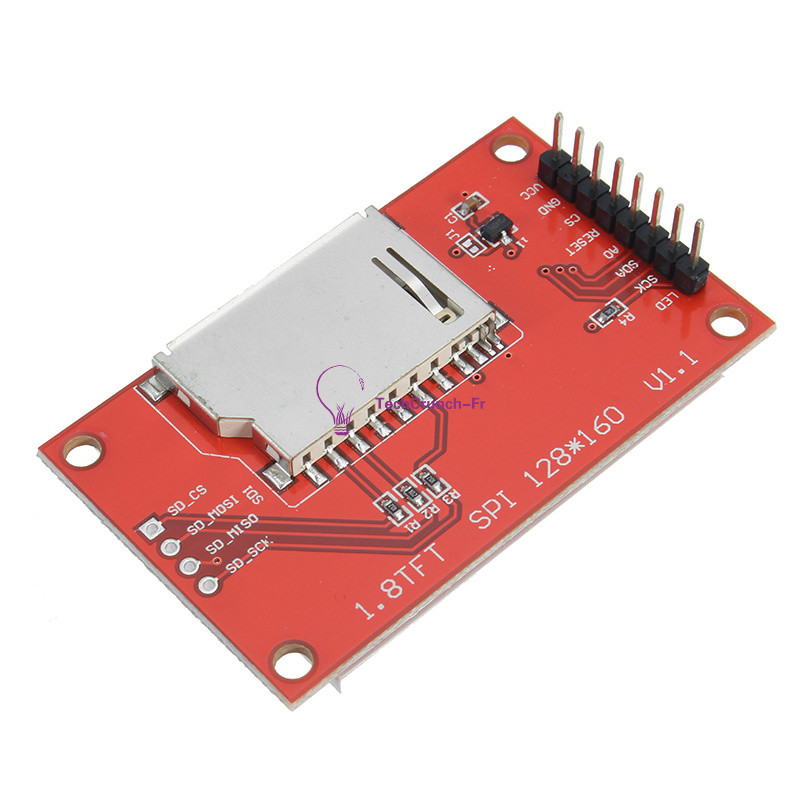 1,8 Zoll TFT LCD Display Modul 128x160 SPI SD ST7735 Arduino Raspberry