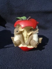 Fitz & Floyd Charming Tails Mouse Figurine "Friends To The Core"