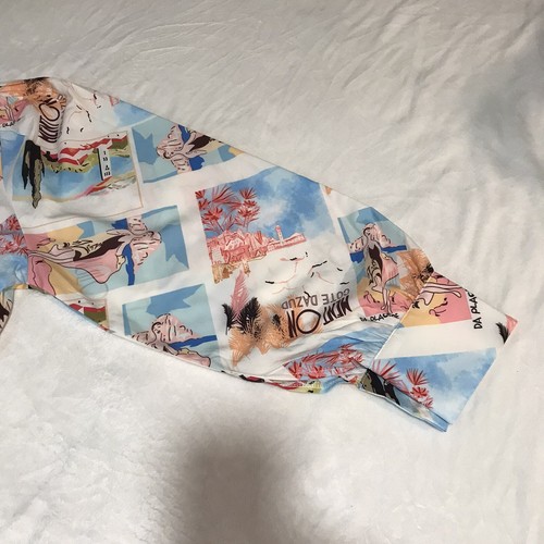 Camicia donna In' Voland con bottoni taglia 22W manica lunga collo colletto multicolore - Foto 7 di 14