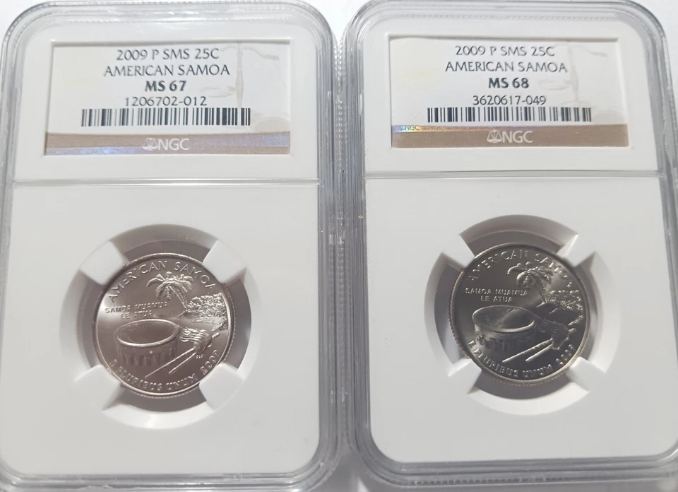 2009 (4P) &  (1S) American Samoa - Image 3 of 4