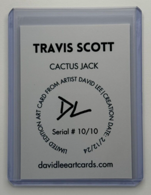 Travis Scott Limited Edition Artist Signed “Cactus Jack” Trading