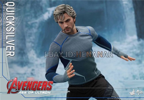 HOT TOYS MMS302 Age of Ultron Quicksilver 1/6 Action Figure Model Collectible - Picture 3 of 12