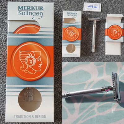 New Merkur German Long Handled Safety Razor 23C 100% Authentic Free Shipping!!