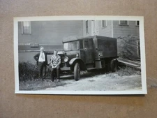ORIGINAL OLD PHOTO: STAGG COAL DELIVERY TRUCK, 3 1/2" X 6"