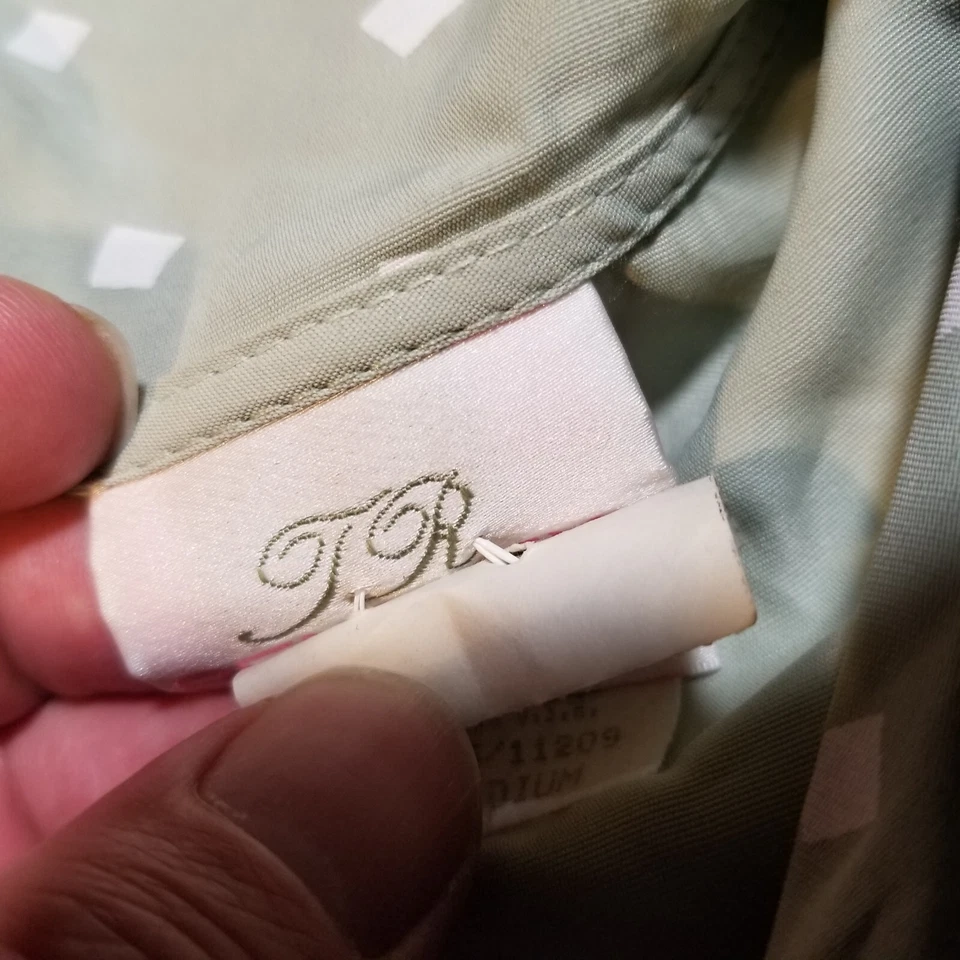 BLUSA Y PANTALONES BENTLEY DE COLECCIÓN ACETATO/RAYÓN HECHOS EN EE. UU. TOP MEDIANO/PANTALONES PEQUEÑOS Foto 4 de 4