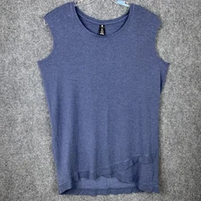 Active Life Tank Top Women XXL Sleeveless Shift Blue