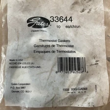 33644 x10 Gates Thermostat Gaskets New for F350 Truck Galaxie LTD
