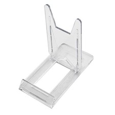 Two Part Adjustable Clear Acrylic Plastic Display Stand suitable for 5"-9"