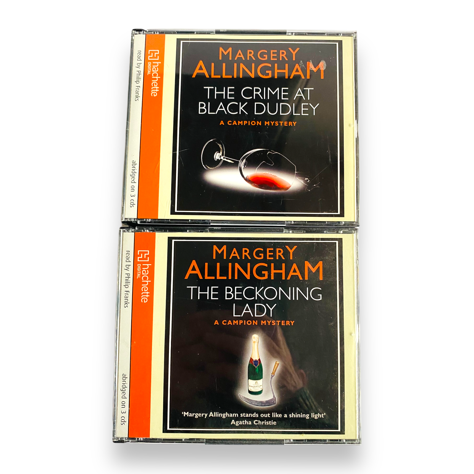 Beckoning Lady & Crime At Black Dudley  by Margery Allingham (Audio CD Bundle)