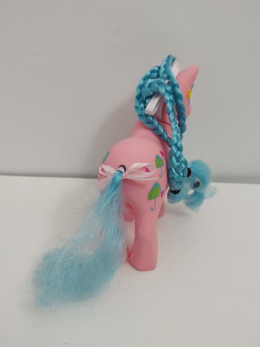 Vintage My Little Pony PARASOL Pink Pony Umbrella Hearts Blue Mane - Picture 7 of 11