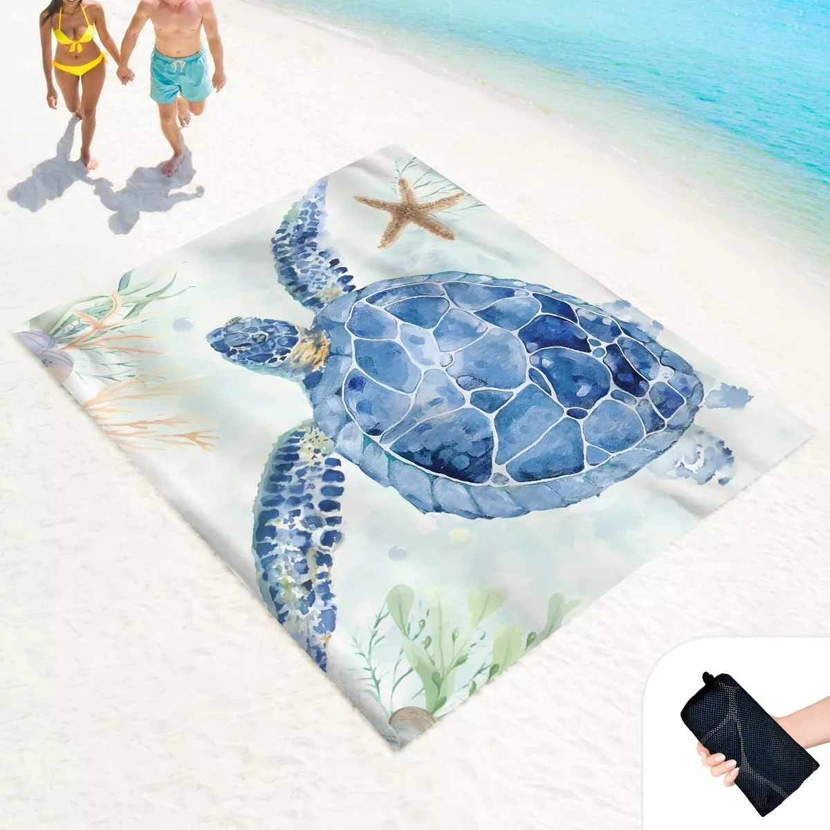 Beach blanket deals lets sand through