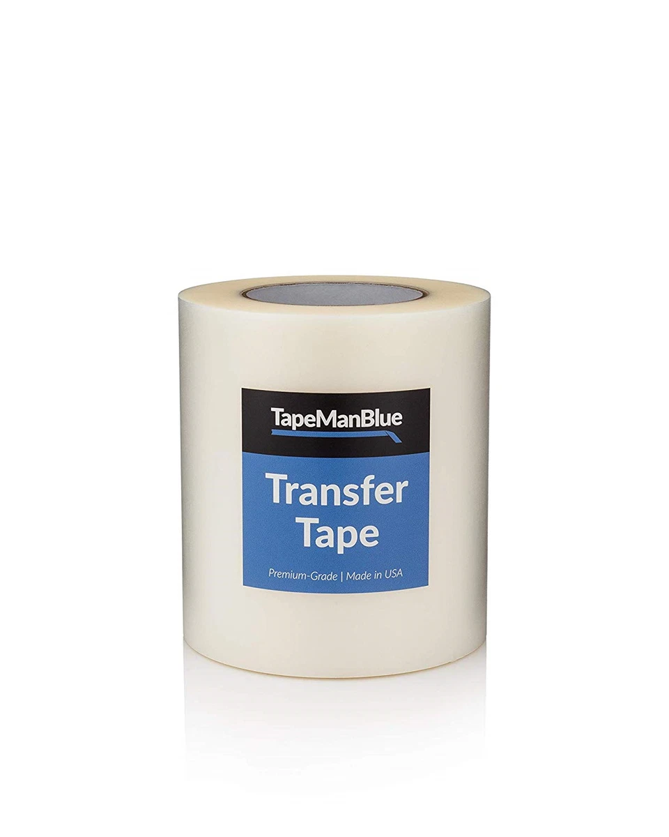 6 x 300' Roll of Clear, HighTack Application Tape/Transfer Tape for