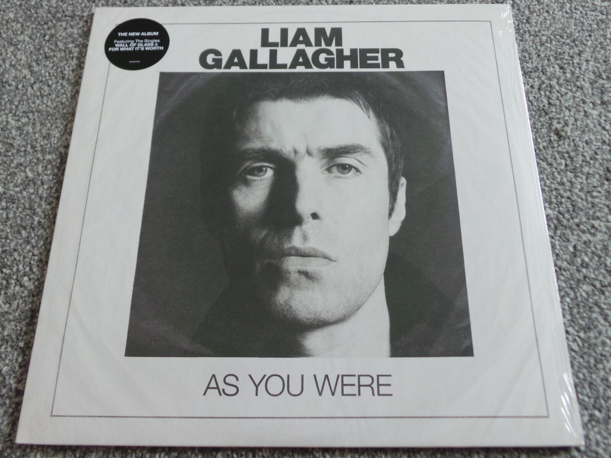LIAM GALLAGHER - As You Were(UK 2017 SEALED WHITE VINYL ALBUM 