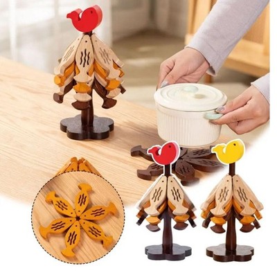 Baumförmige Wärmedämmmatte Verbrühschutz Tischset Ornament Hochtemperatur
