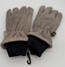 Wells Lamont Suede Insulated Gloves Men s L Beige 3M Thinsulate Wrist Solid