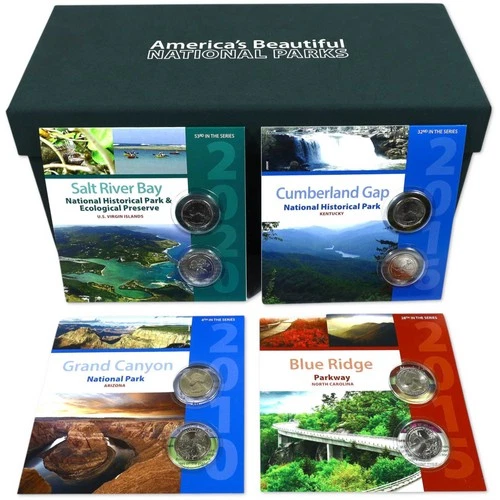2010-2021 P&D National Park Quarter 112 Coin Uncirculated Box Set