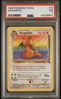 1999 POKEMON FOSSIL #19/62 DRAGONITE - PSA 7 NM!