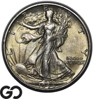 1944-S Walking Liberty Half Dollar, AU