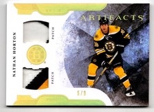 2011-12 Artifacts Horizontal Jerseys Patches Gold Spectrum Nathan Horton Patch