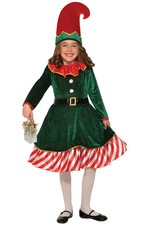 Santa's Li'l Elf Christmas Child Costume Small