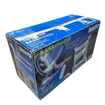 Sanyo CWM-480 BassXpander CD Portable Radio Cassette Recorder w