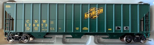 ATHEARN 92755 HO CHICAGO & NORTHWESTERN 54-ft FMC TOLVA CUBIERTA CNW 178673 AZUL | Zustand: New