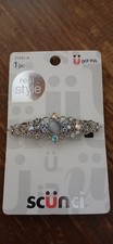 New Scunci Real Style Fashion Barrette, Studded 21531-A SeePictures
