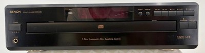 Denon DCM-380 5 Disc Compact Disc Changer Player *No Remote* - TESTED