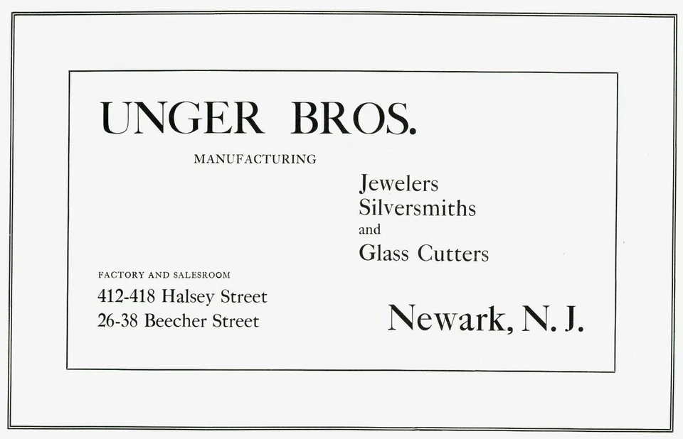 1904 Catalog of Unger Bros Sterling Silver Jewelry Flatware Novelties 212 Pages - Image 2 of 4