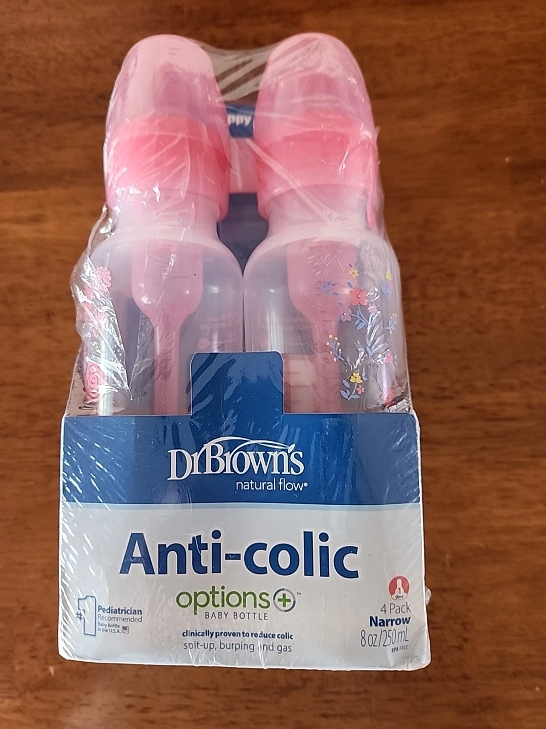 Dr Brown's Natural Flow 4 Pack Baby Bottles Pink Anti Colic Floral Options+
Opens in a new window