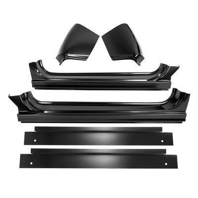 ALMULOO Cab Corner+Inner+Outer Rocker Panel Compatible with 1960-1966 Chevy C...