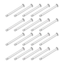 Unica Foro Perni  Forcella - 4mm X 40mm Testa Piatta in Acciaio Inox 20pz