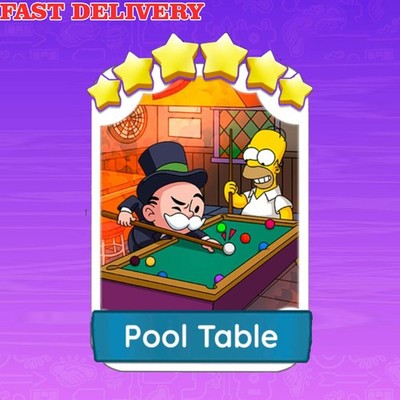 Monopoly_go_Stickers 6      Pool Table Set 18 Fast Delivery  