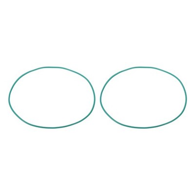2Pcs AS-047 Fluorine Rubber O-Ring 4-1/2'' ID 4-5/8'' OD 1/16'' Width Green