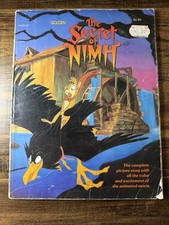 The Secret of Nimh Golden Book Graphic Illustrated Movie 1982 VTG Paperback