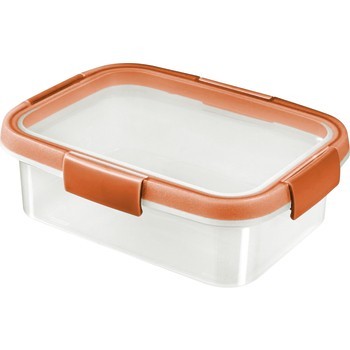 Smart Fresh Mix Rechteckige Lebensmittel-Container Mint / Hellgrau / Pfirsich 1L