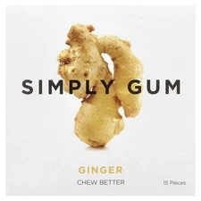Chewing Gum, Ginger , 15 Pieces