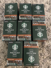 80 K-Cup pod Starbucks PIKE Place Medium Roast Coffee Keurig kcup k cup LOT