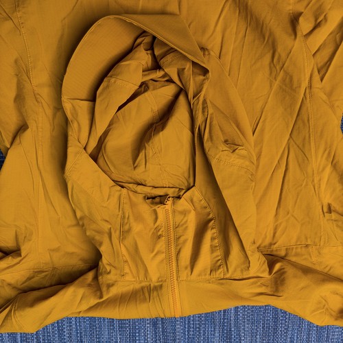 Arc'teryx Women's Squamish Hoodie Jacket Edziza Size M Yellow Orange Nylon Clean - Picture 12 of 22