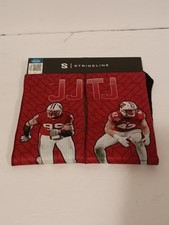 Mens Strideline J.J. Watt  T.J. Watt Wisconsin Badgers Legends Crew Socks.