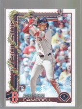 2025 Topps Holiday - Kristian Campbell RC Rookie #H103 - Red Sox