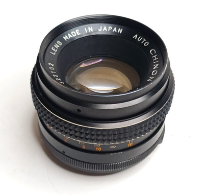 Auto Chinon 55mm f1.7 M42 Objektiv Vintage Bokeh Tomioka Style Rendering - M42