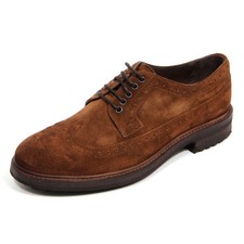 H3026 men's lace-up shoe CARACCIOLO 1971 man suede shoes brown