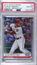 2019 Topps Chrome Update Target Refractor /250 Carter Kieboom PSA 10 GEM MT 8d2