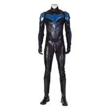 Nightwing Dick Grayson Cosplay Costume Suit Outfit Bodysuit Halloween Party New