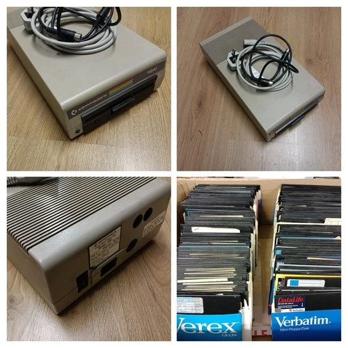 1541 5.25" Floppy Disk Drive & 200+ Disks!!! for Commodore 64 C64/C128